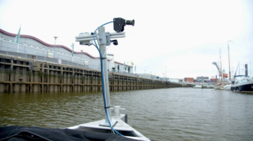 5Groningen test autonoom varend schip in haven Delfzijl